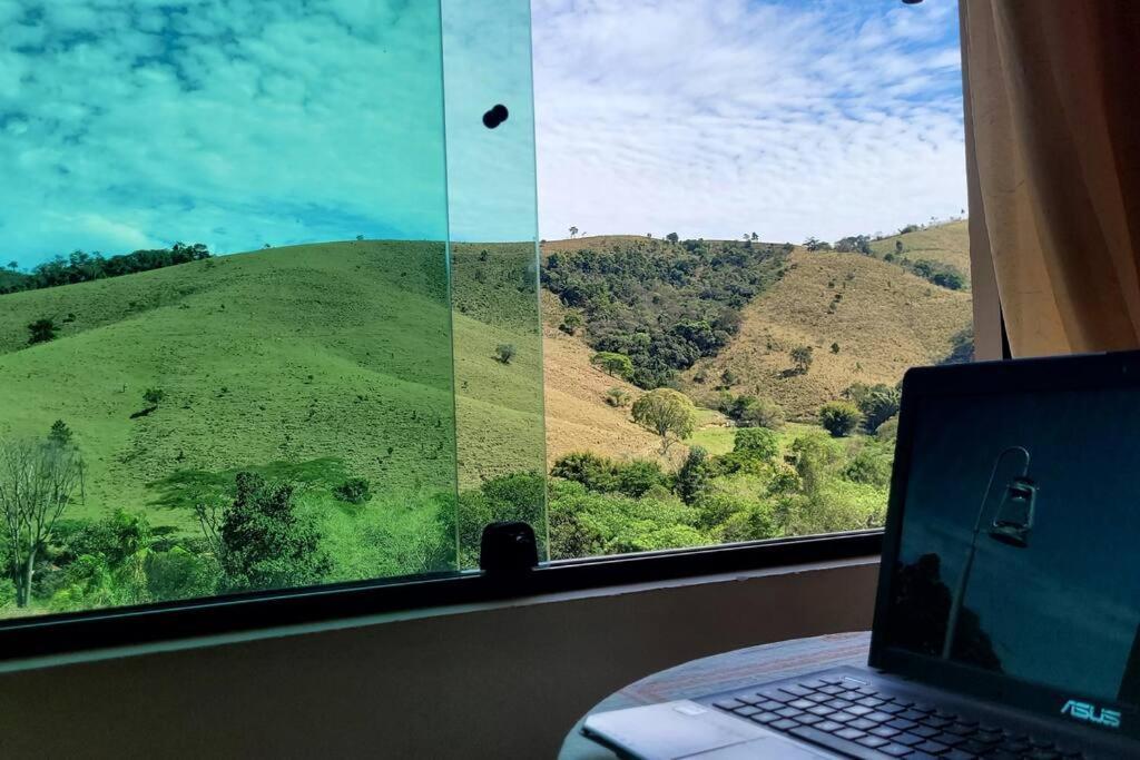 Recanto Dos Beija Flores, Chale Lantana B Monte Alegre do Sul Bagian luar foto
